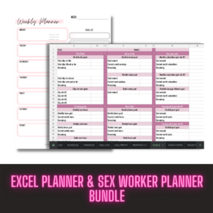 Printable Planner & Excel Planner Bundle