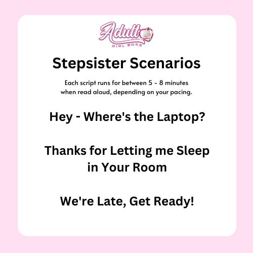 Stepsister JOI script scenarios
