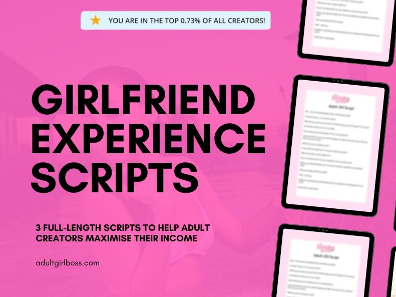 Girlfriend Experience JOI Scripts for OnlyFans